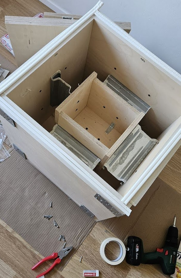 The finished test cube prototype